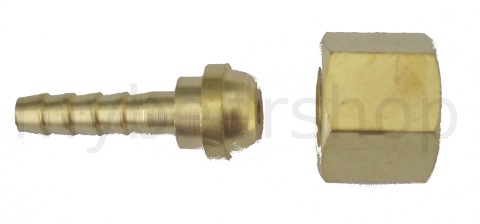 TESUCO OUTLET NUT & BARB - Click Image to Close